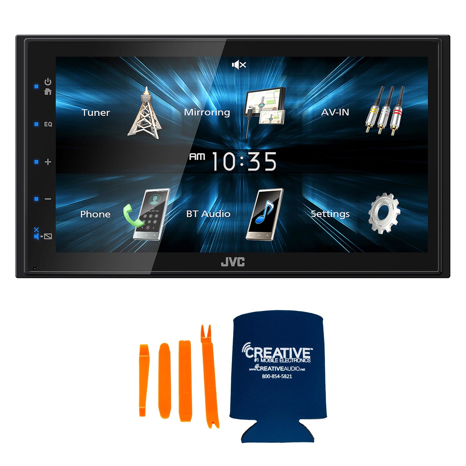 JVC KW-M150BT Digital Media Receiver with 6.8″ WVGA Monitor & Back Up Camera