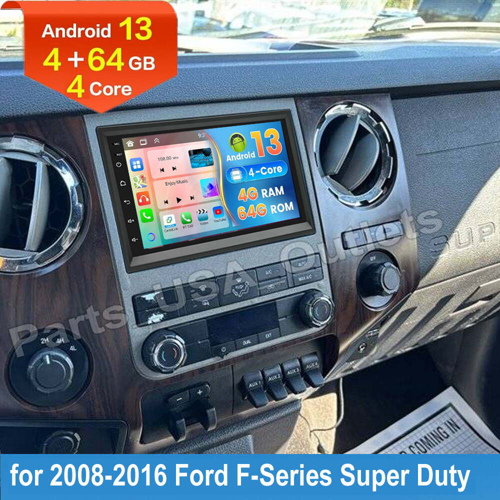 4+64G Android Radio Stereo for 2008-2016 Ford F250 F350 F450 F-Series Super Duty
