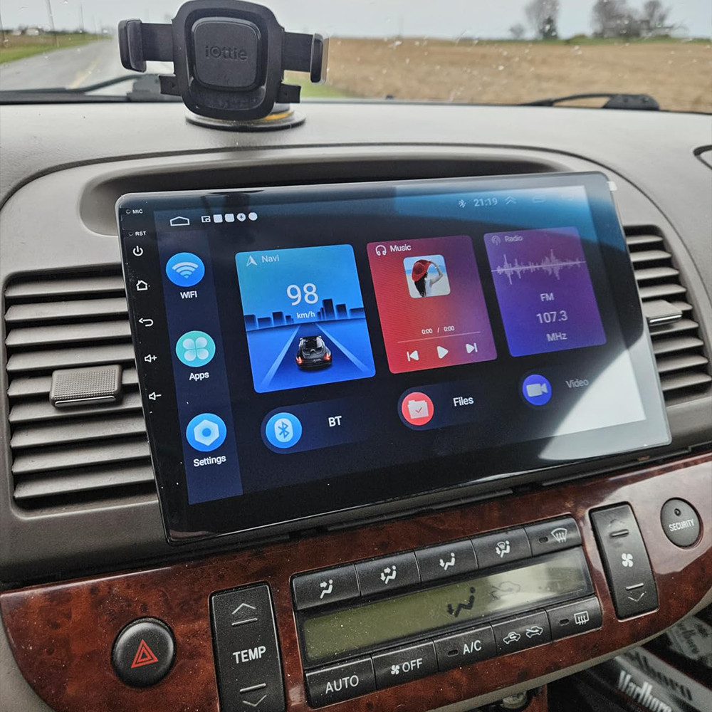 4G+64G Android 13.0 CarPlay Car Stereo Radio 10.1″ Double 2 Din GPS Navi +Camera