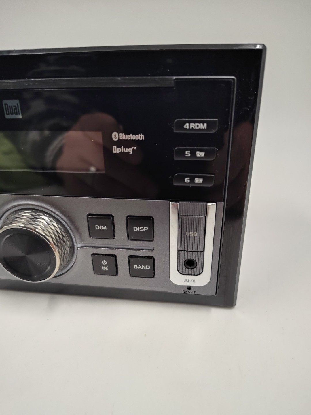 DUAL XD28BT Car Stereo Head Unit, AUX, USB Double DIN LCD Bluetooth 200W AM/FM