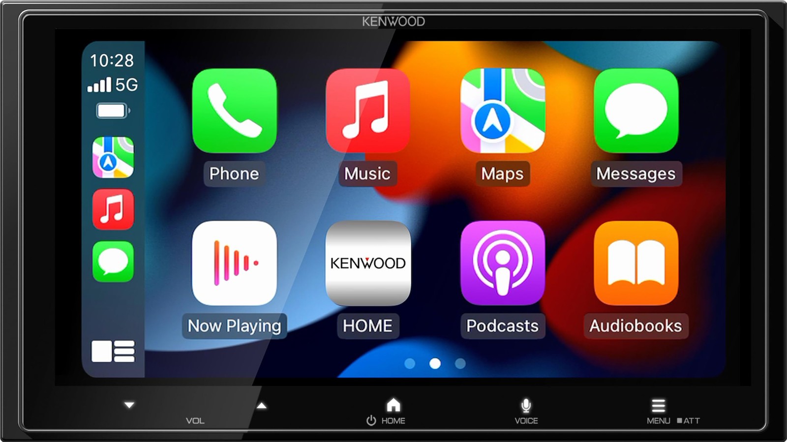 Kenwood DMX8710S AM FM HD 6.2″ Car Stereo, Wireless Apple CarPlay, Android Auto