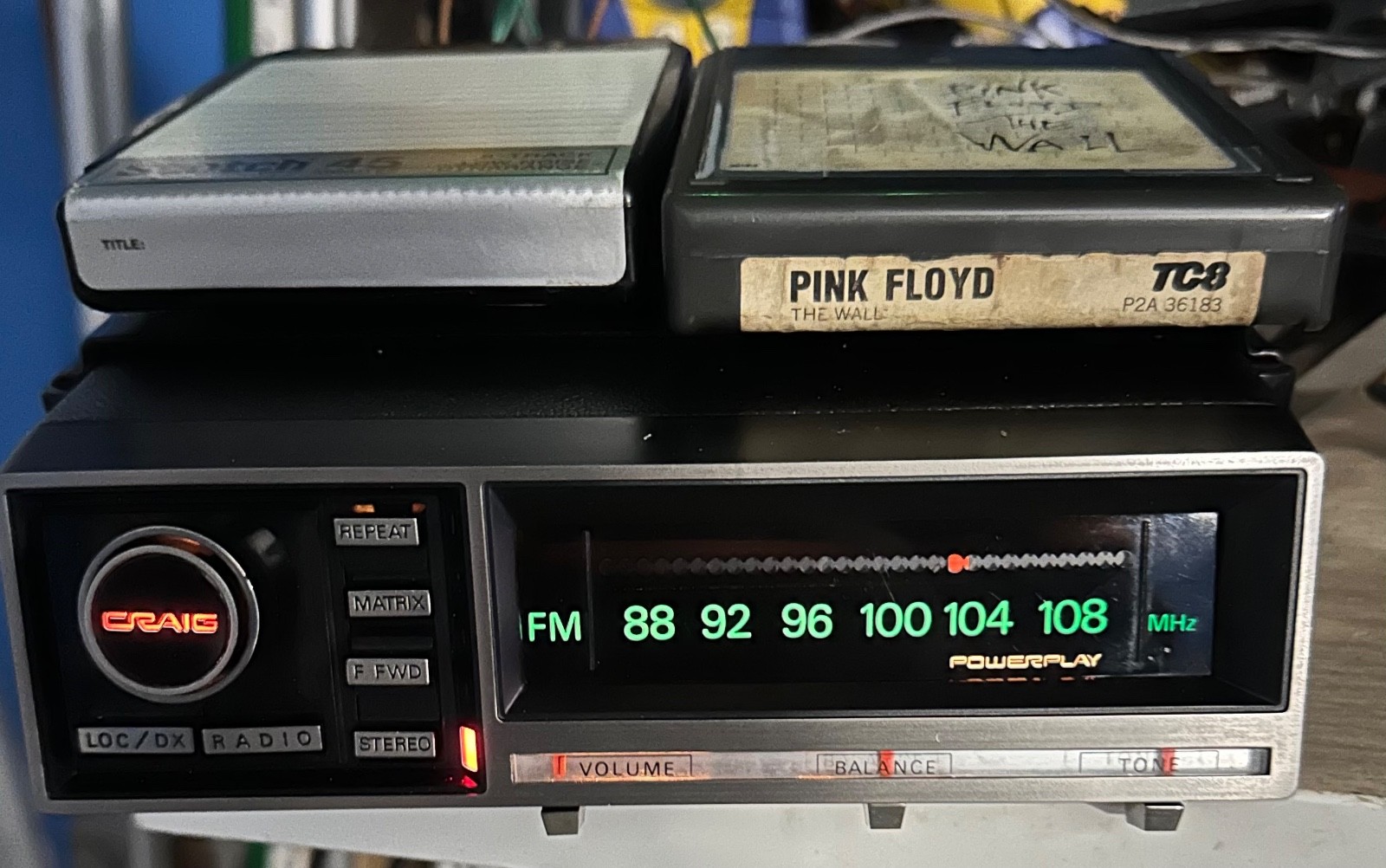 Craig S281 8 Track Player