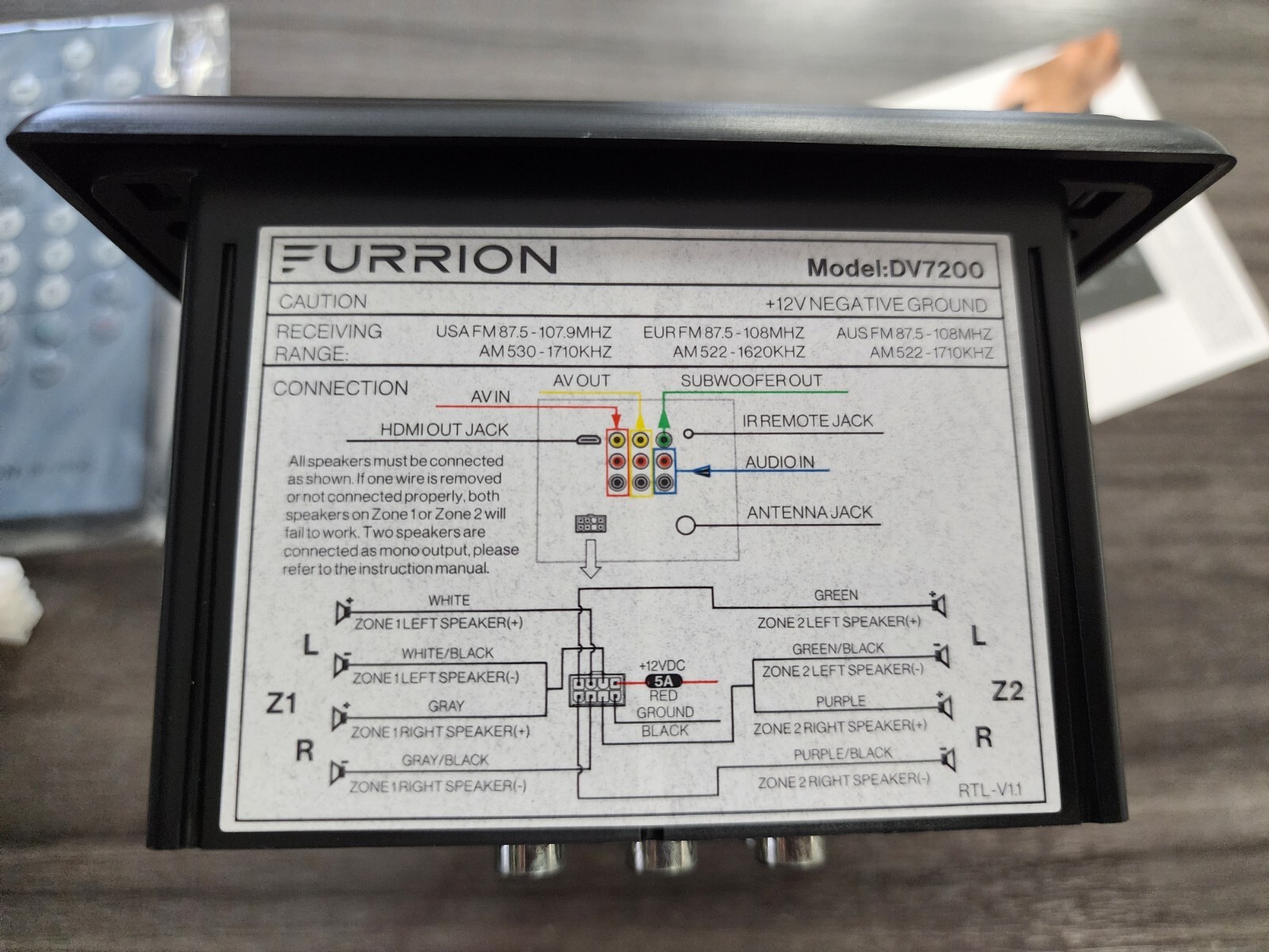 Furrion DV7200 Entertainment System, Bluetooth & Mobile App Control