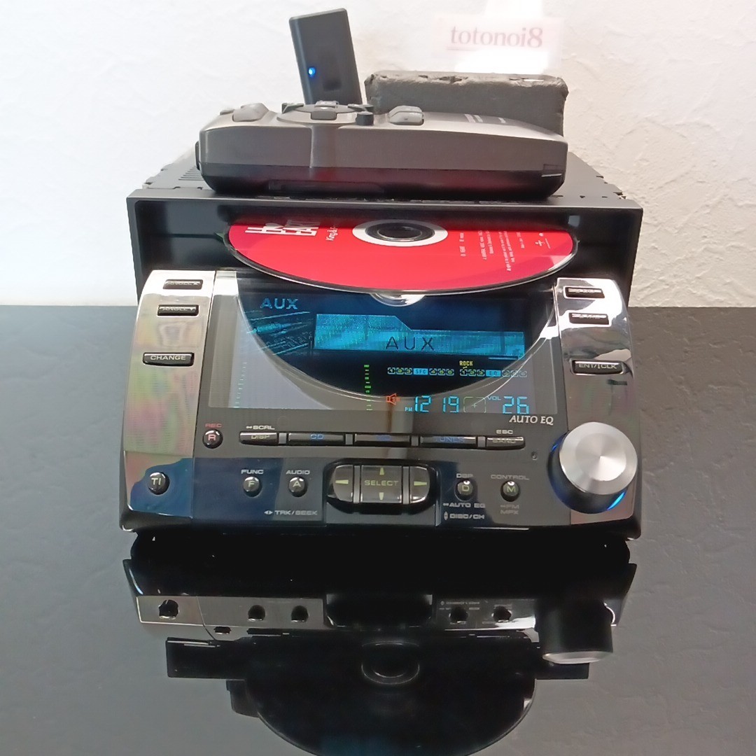 Pioneer Carrozzeria FH-P919MDR MD/CD Car Audio DSP SFC AUX Operation confirmed