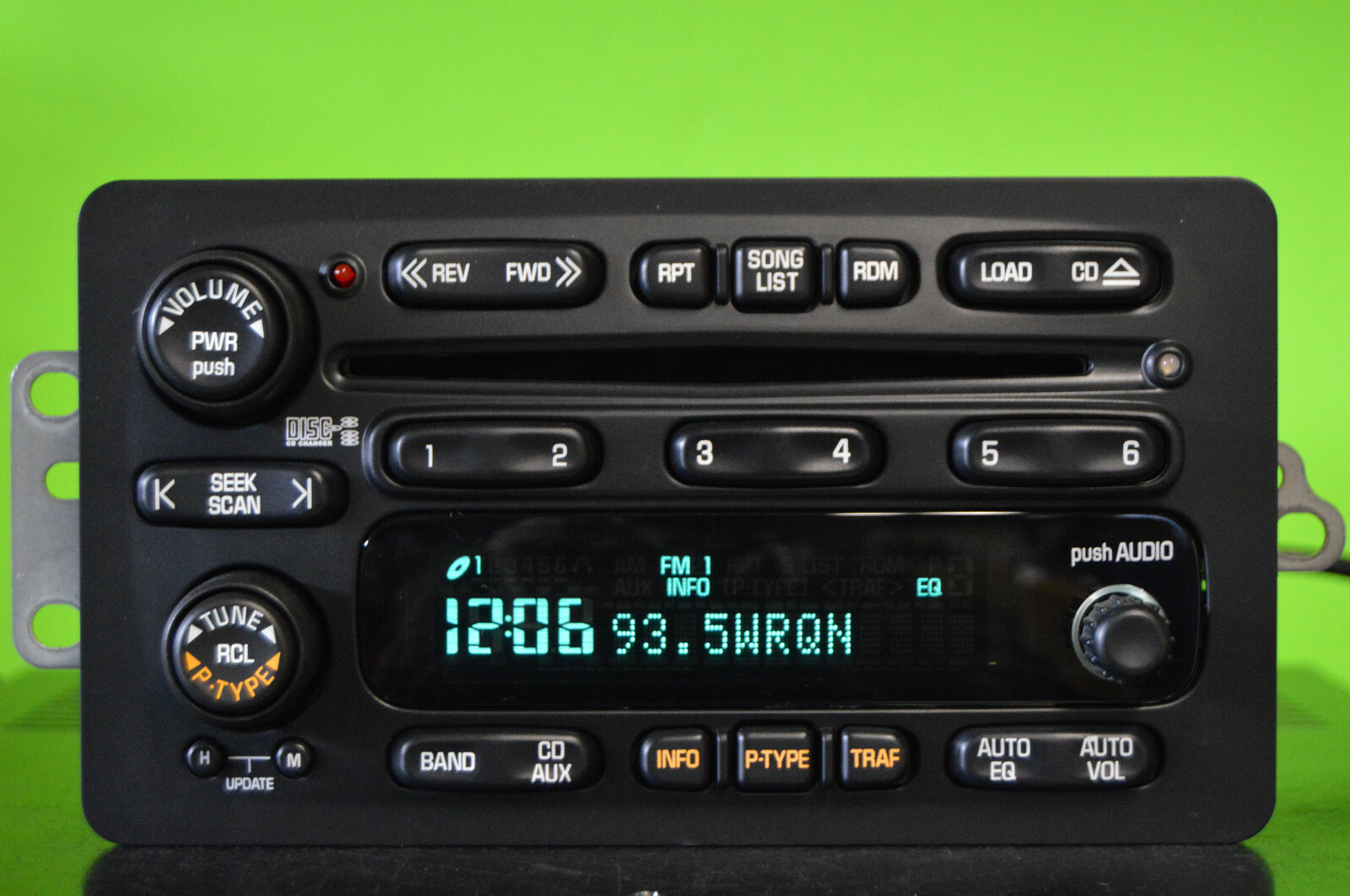 GM Delco Buick Rendezvous factory 6 disc CD player radio 02 03 04 05 06 10333462