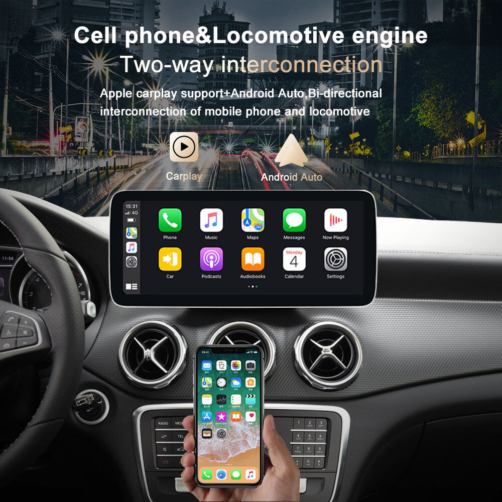 Ugode 12.3inch Android Screen Upgrade CarPlay Mercedes Benz A GLA CLA 2016-2018
