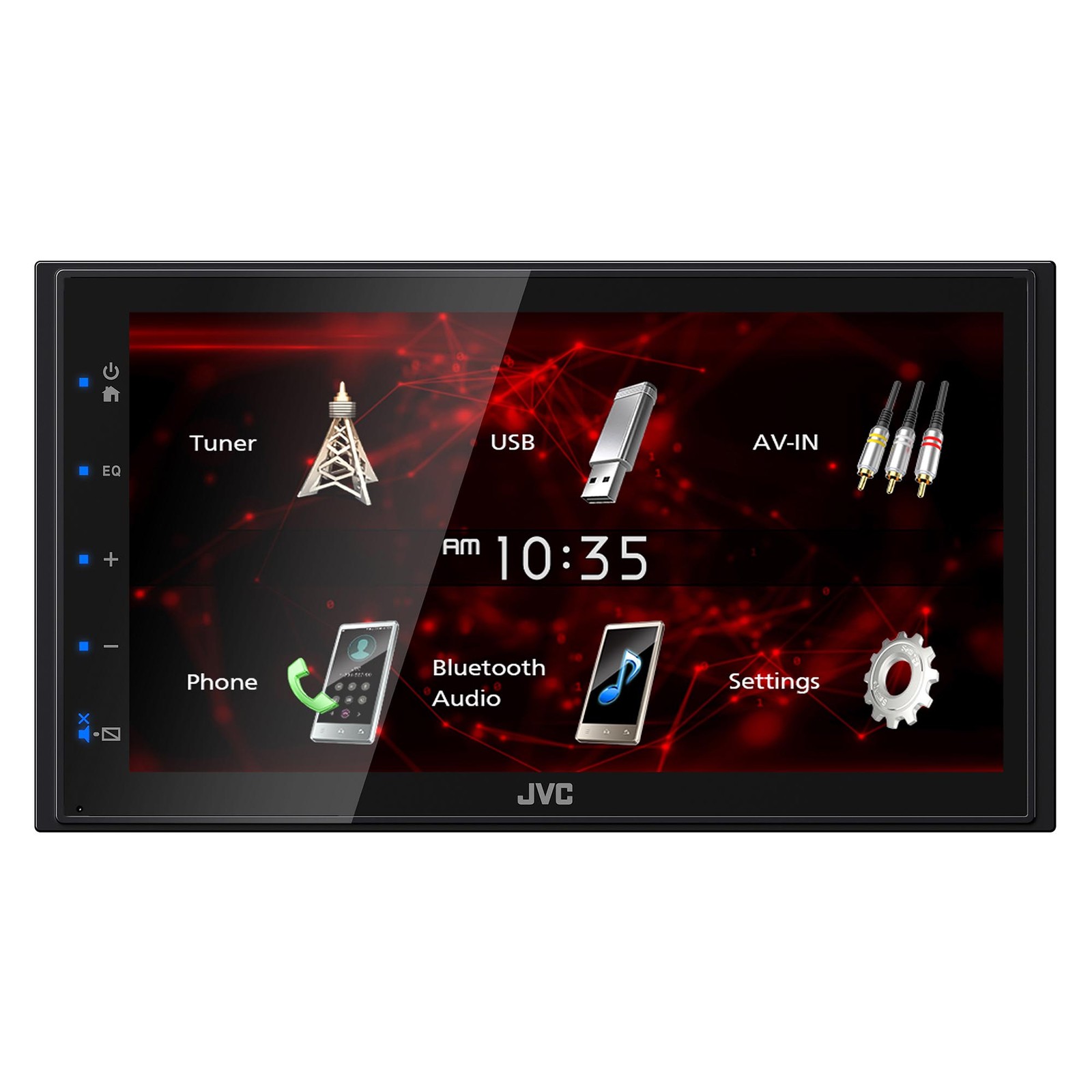 JVC KW-M180BT 6.8″ DMR USB SWI-CP5 Steering Wheel Interface