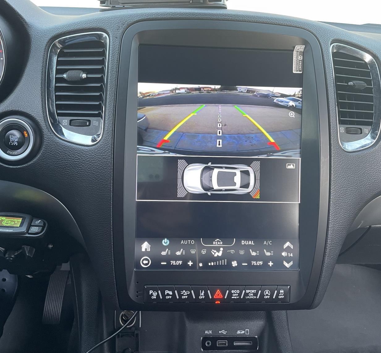 13″ Tesla Screen Android 12 Car Radio Stereo Gps For Dodge Durango 2011-2013
