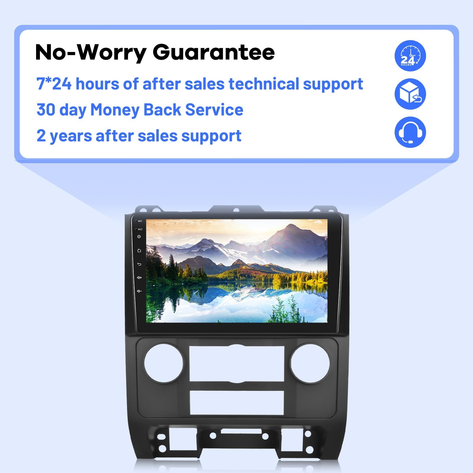 Ekat 2Gb64Gb Android Car Radio For Ford Escape Kuga Mazda Tribute 2007-2012 9