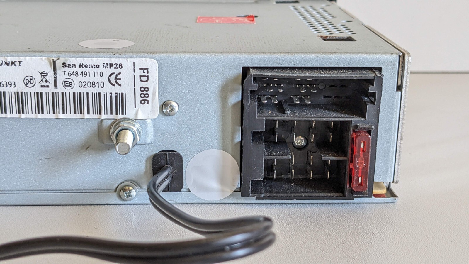 Blaupunkt San Remo MP28 7 648 491 11 Original Car Radio CD MP3 Aux-In 4×40 Watt