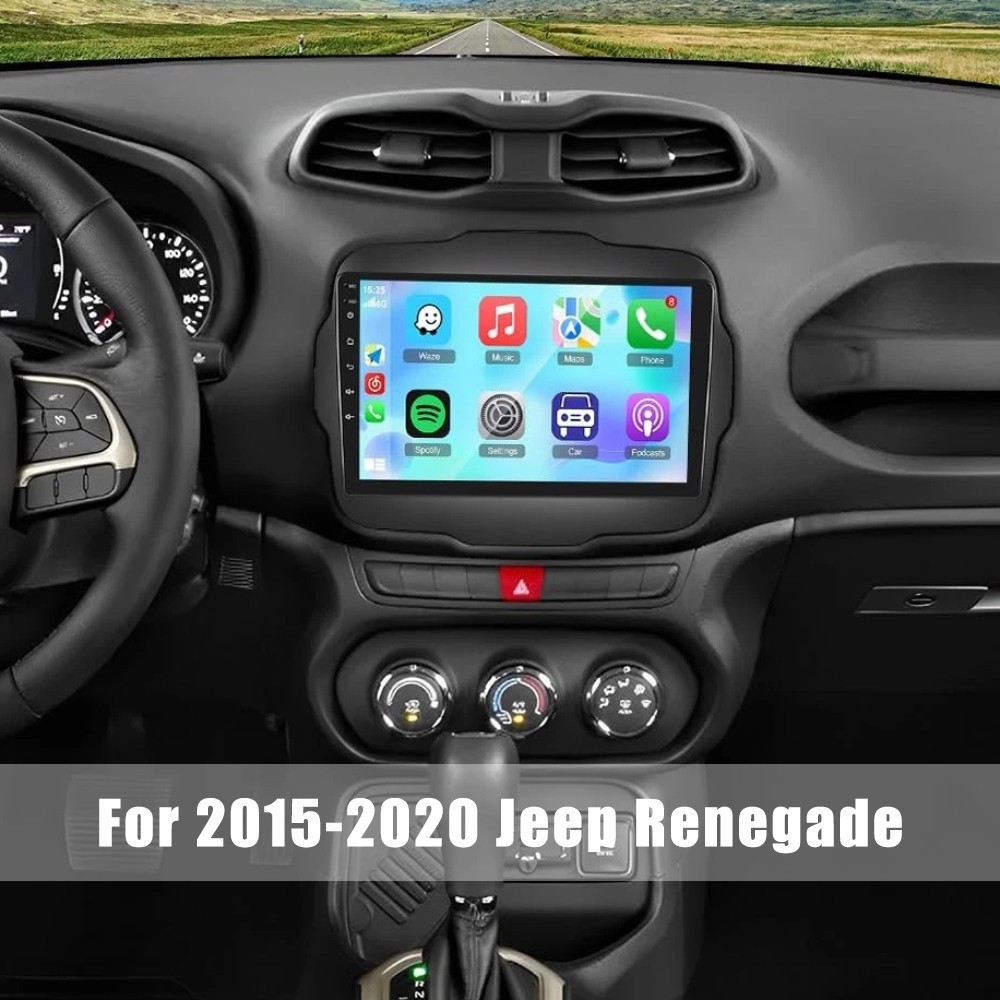 For Jeep Renegade 2015-2020 Apple Carplay Android 15 Car Stereo Radio GPS Navi