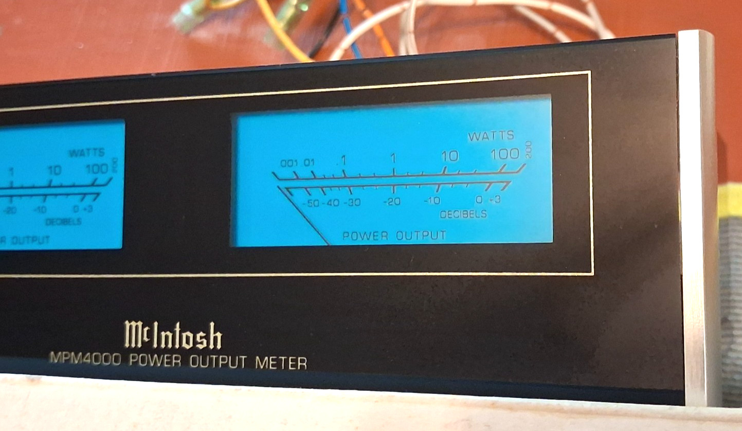 MINT IN BOX OLD SCHOOL MCINTOSH MPM4000 METER TRIM PIECES BRACKETS LAST ONE!