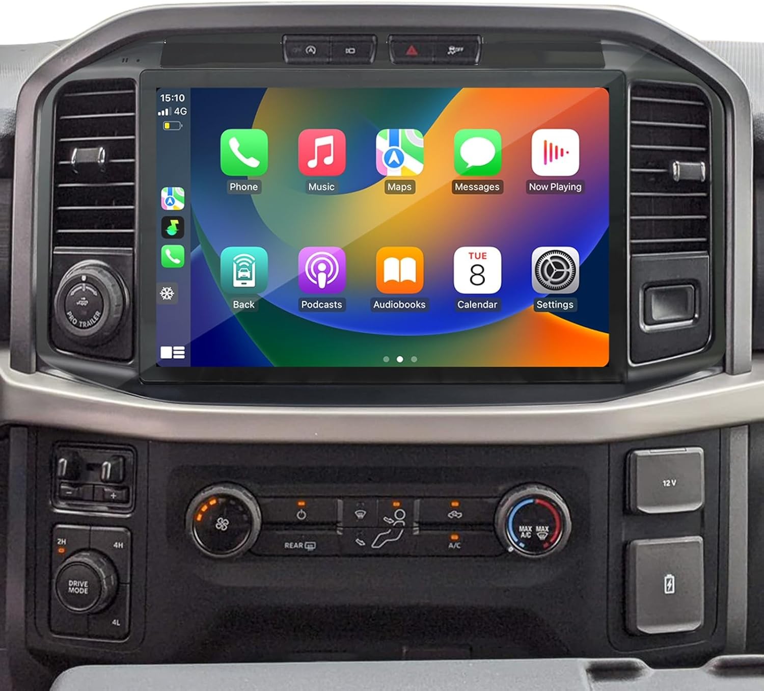 13.1” Car Radio Stereo GPS Carplay Android Auto For Ford F150 2022-2024 64GB