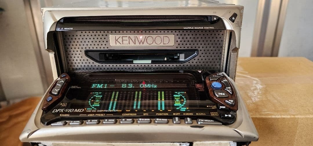 Kenwood DPX-910MD Car Audio 2DIN CD MD Bluetooth Ready DSP JDM Partially working