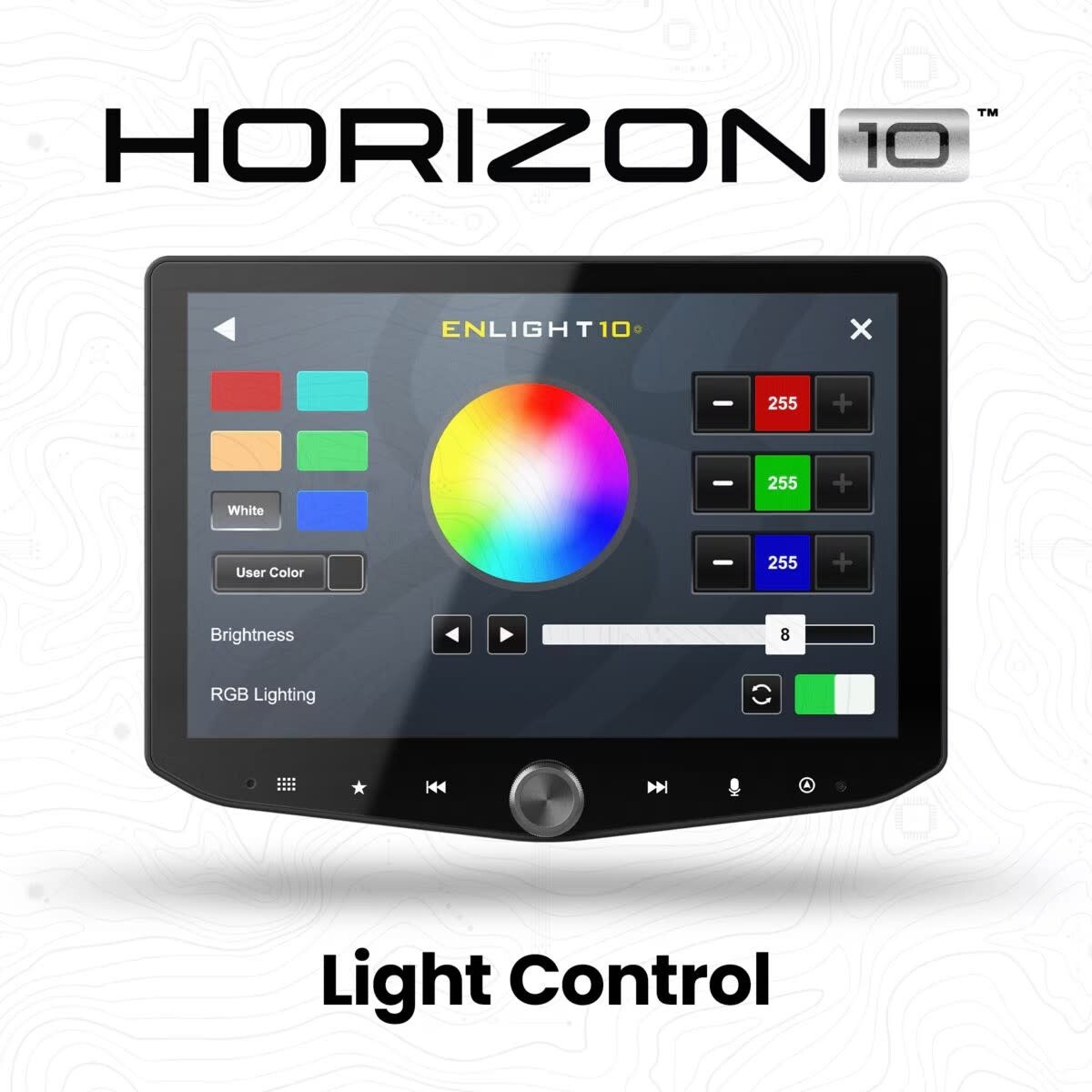 STINGER IX210 HORIZON10 / 10″ MULTIMEDIA RECEVIER/ WIRELESS CARPLAY/ANDROID AUTO