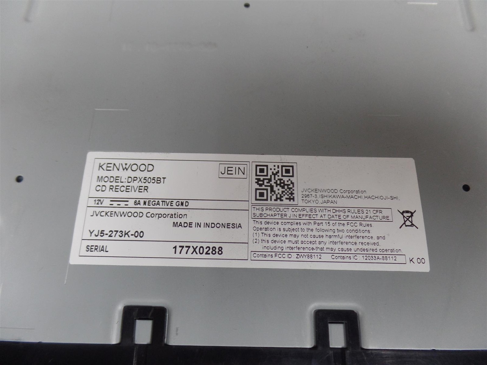 Kenwood DPX505BT 2-DIN Bluetooth & CD Car Stereo – Free Shipping