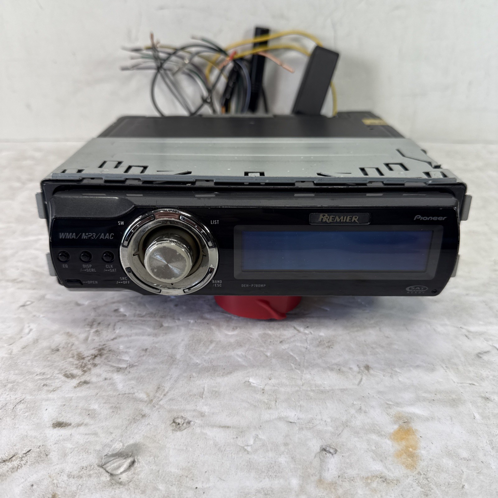Pioneer Premier DEH-P780MP Old School Car Stereo OEL Color GRAPHICS No RCA Plug