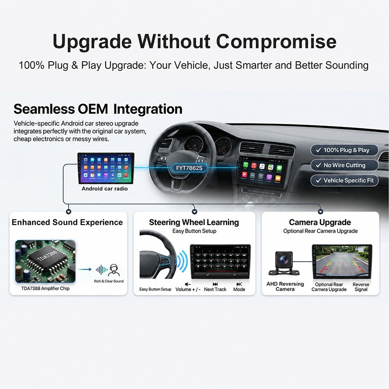 8 Core 6GB+64GB Android Car Radio for Toyota Crown 11 S170 S171 1998 – 2005 GPS