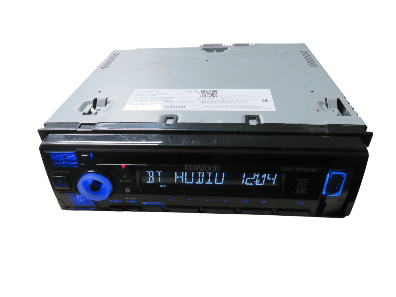 KENWOOD KDC-BT278U CD 1-Din Car Stereo – Free shipping