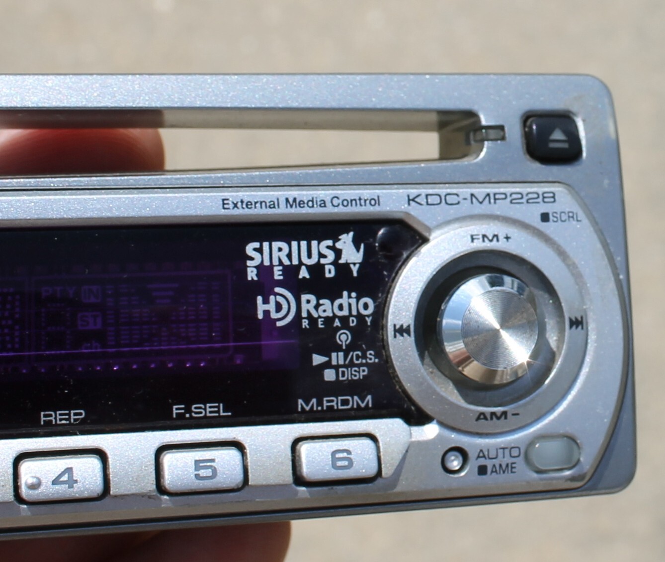 KENWOOD KDC-MP228 Car Stereo Removable FACEPLATE ONLY