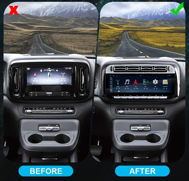 14.5″ Large Screen Car Radio CarPlay GPS 8+256GB For 2024-2025 Benz Vito Metris