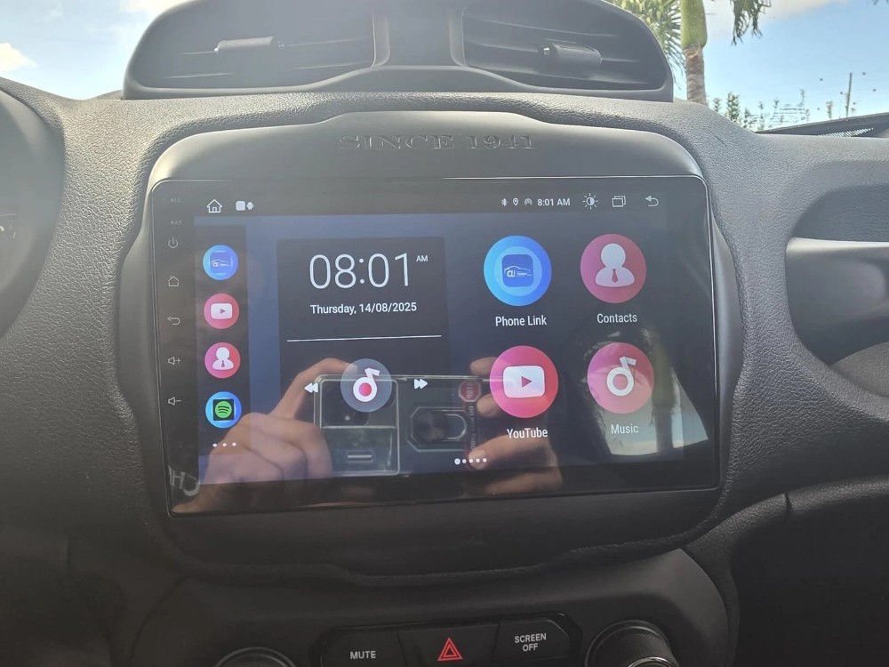 For Jeep Renegade 2015-2020 Apple Carplay Android 15 Car Stereo Radio GPS Navi