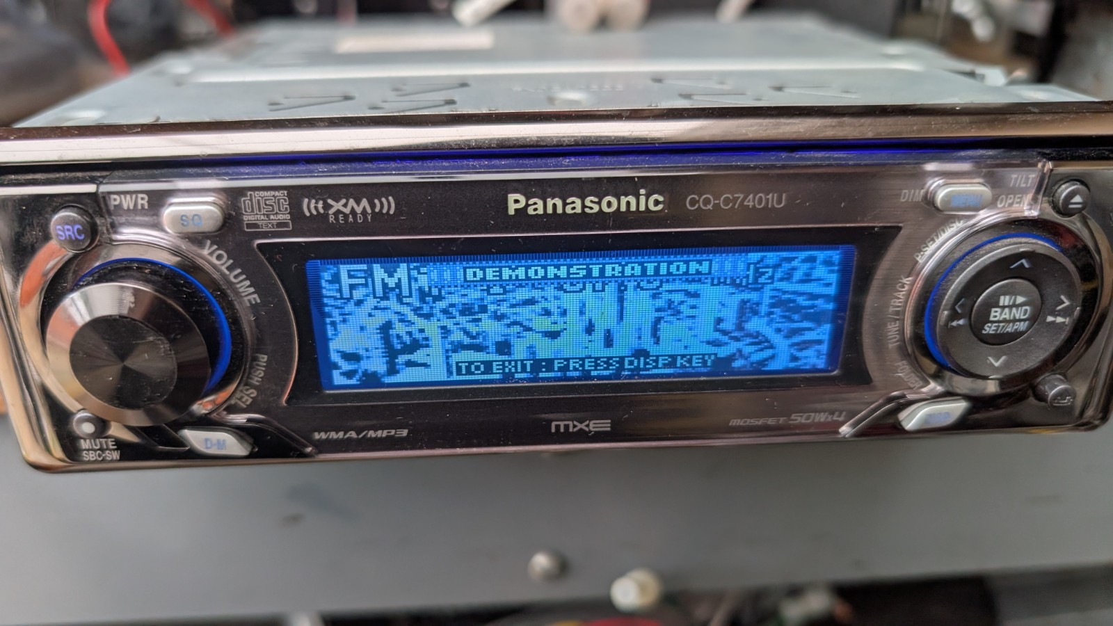 Panasonic CQ-C7401U Car Stereo Used With Bluetooth Auxiliary 🐠🐟