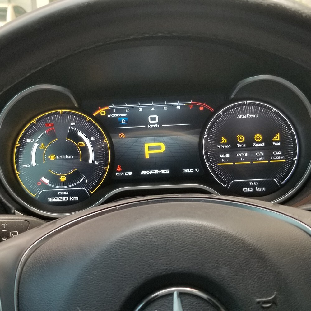 Car LCD Digital Cluster For Mercedes Benz ML/GL 2005-2015 Instrument dashboard