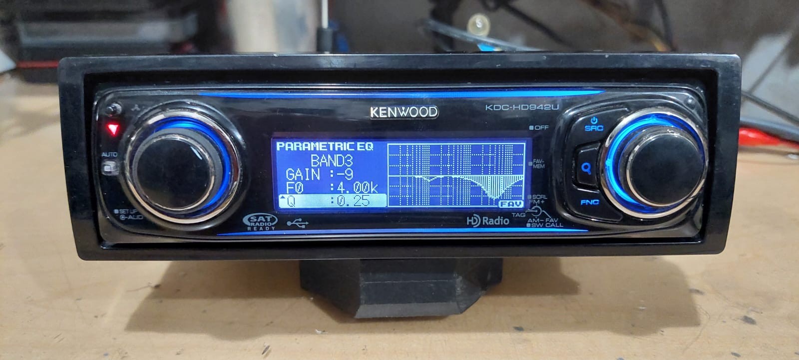 KENWOOD KDC-HD942U Audiophile CD PLAYER HD Built-In SAT USB AUX FULLY WORKING