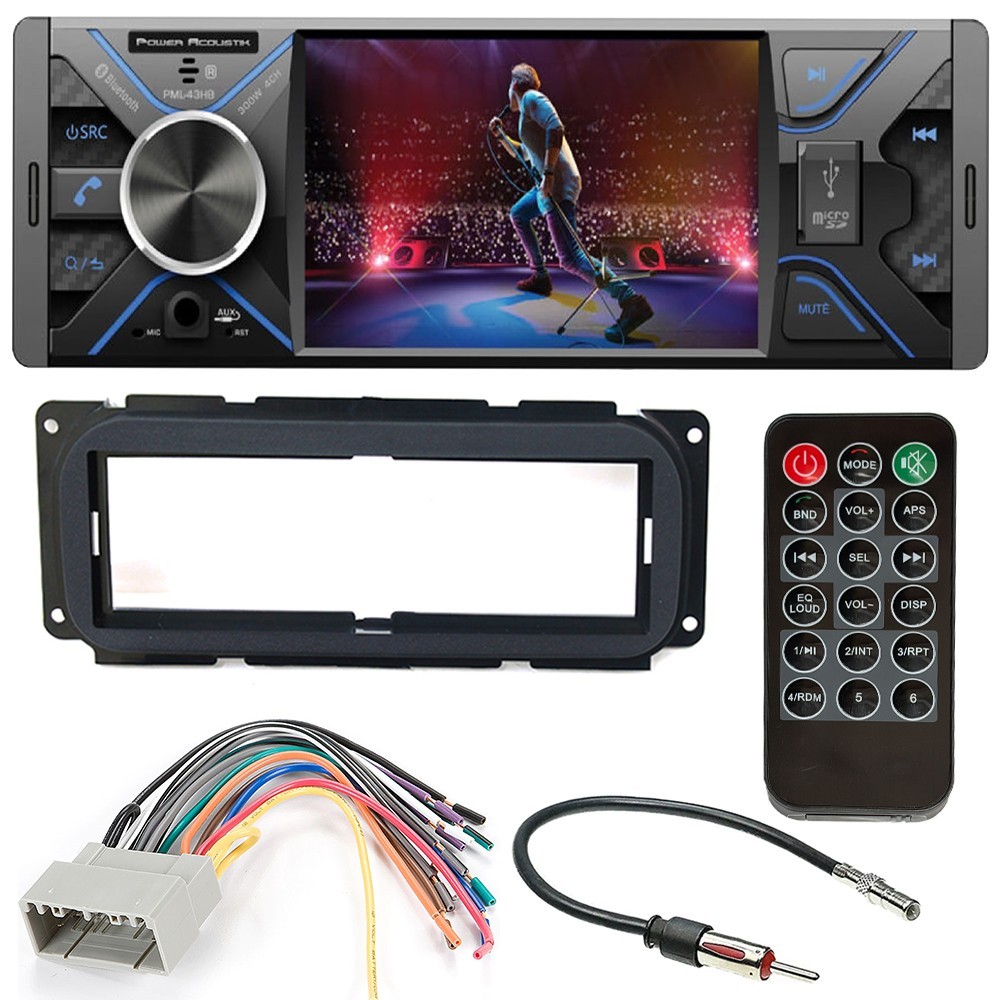 4.3″ LCD PML-43HB Bluetooth AM/FM Radio Car Stereo for 2002-2005 Dodge RAM 1500