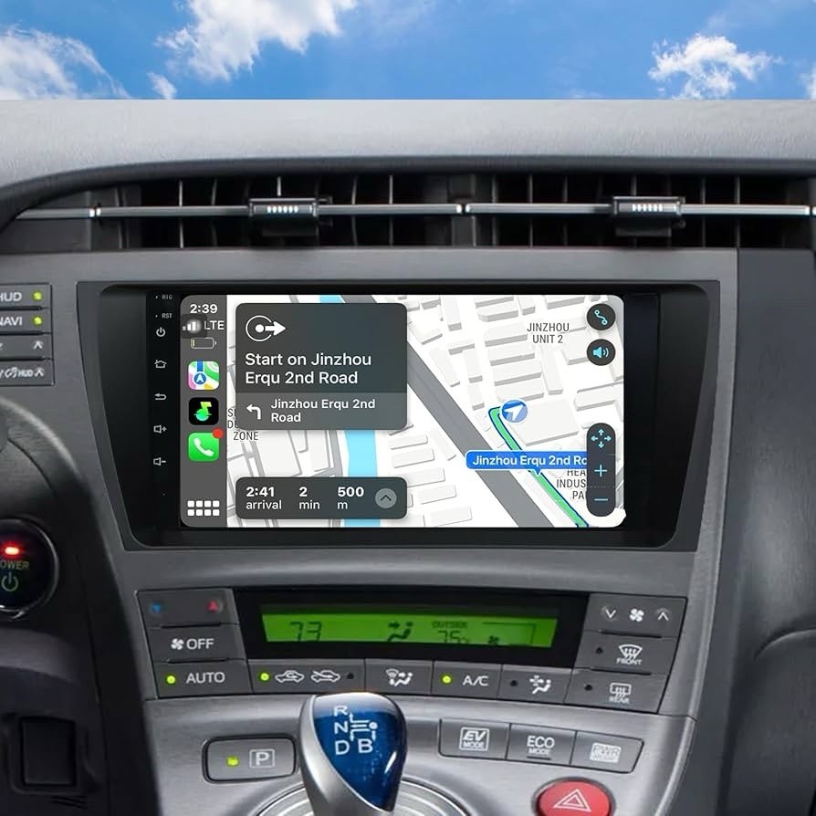 4+32 GB Car Stereo Radio for Toyota Prius 2010-2015, 9 Inch Touchscreen Carplay