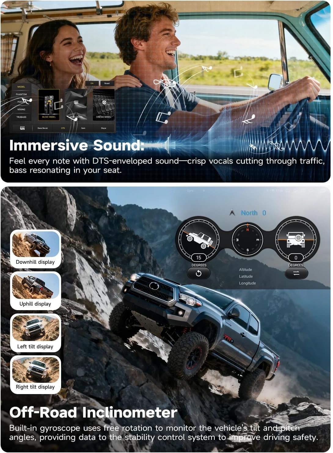 Roadanvi Android 14 10.2″ Car Stereo for Toyota Camry 2012-2014 Bluetooth 5.2
