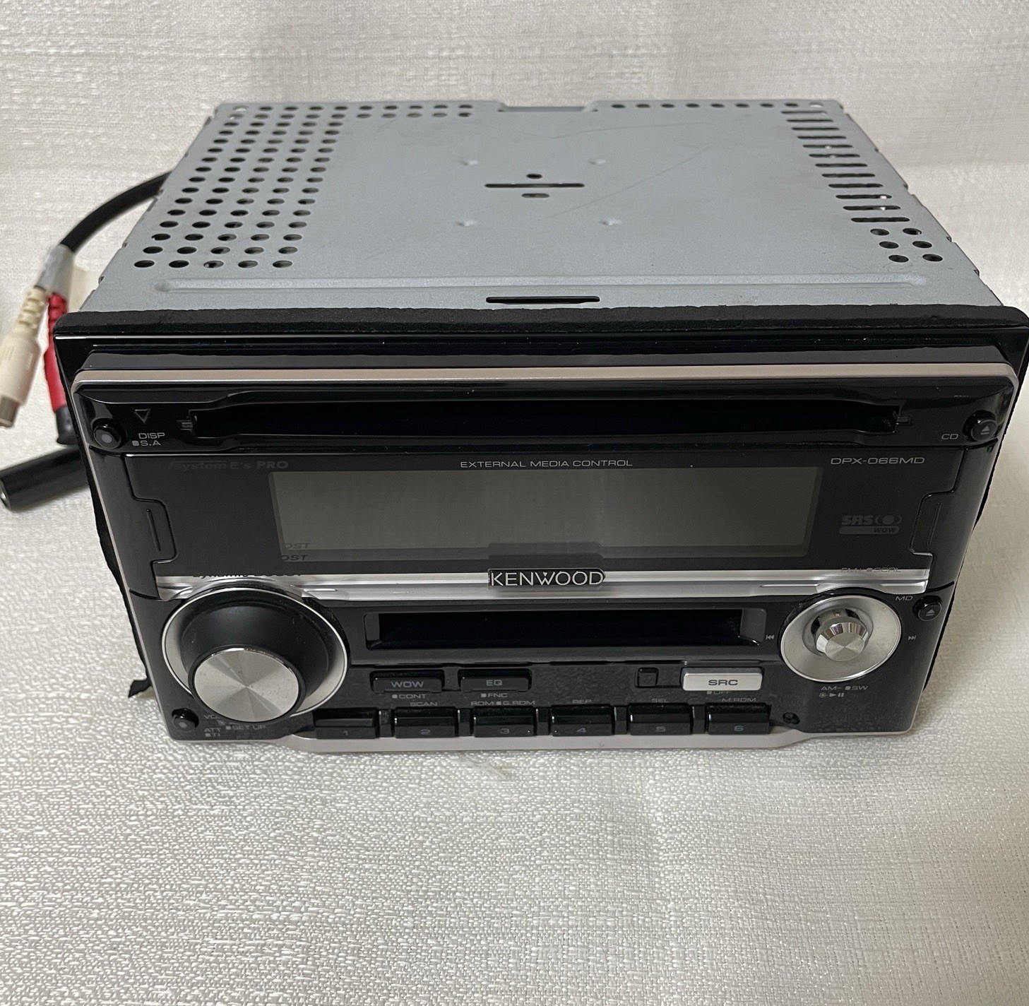 KENWOOD DPX-066MD CD/MD MiniDisc Similar to DPX-055MD JDM 2DIN Car Audio Tested
