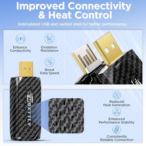 Mini 3in1 Stream CarPlay Android Auto Wireless Adapter, Support BlackGrey