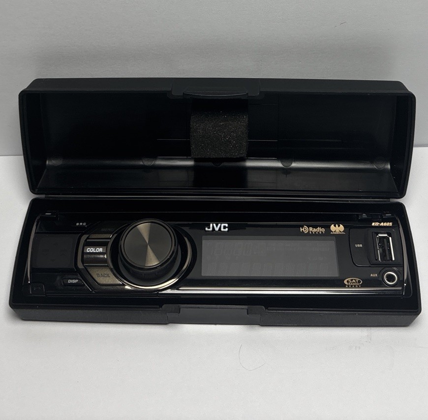 JVC Asenal Car CD Receiver KD-A605 Bluetooth Ready HD Radio With Remote