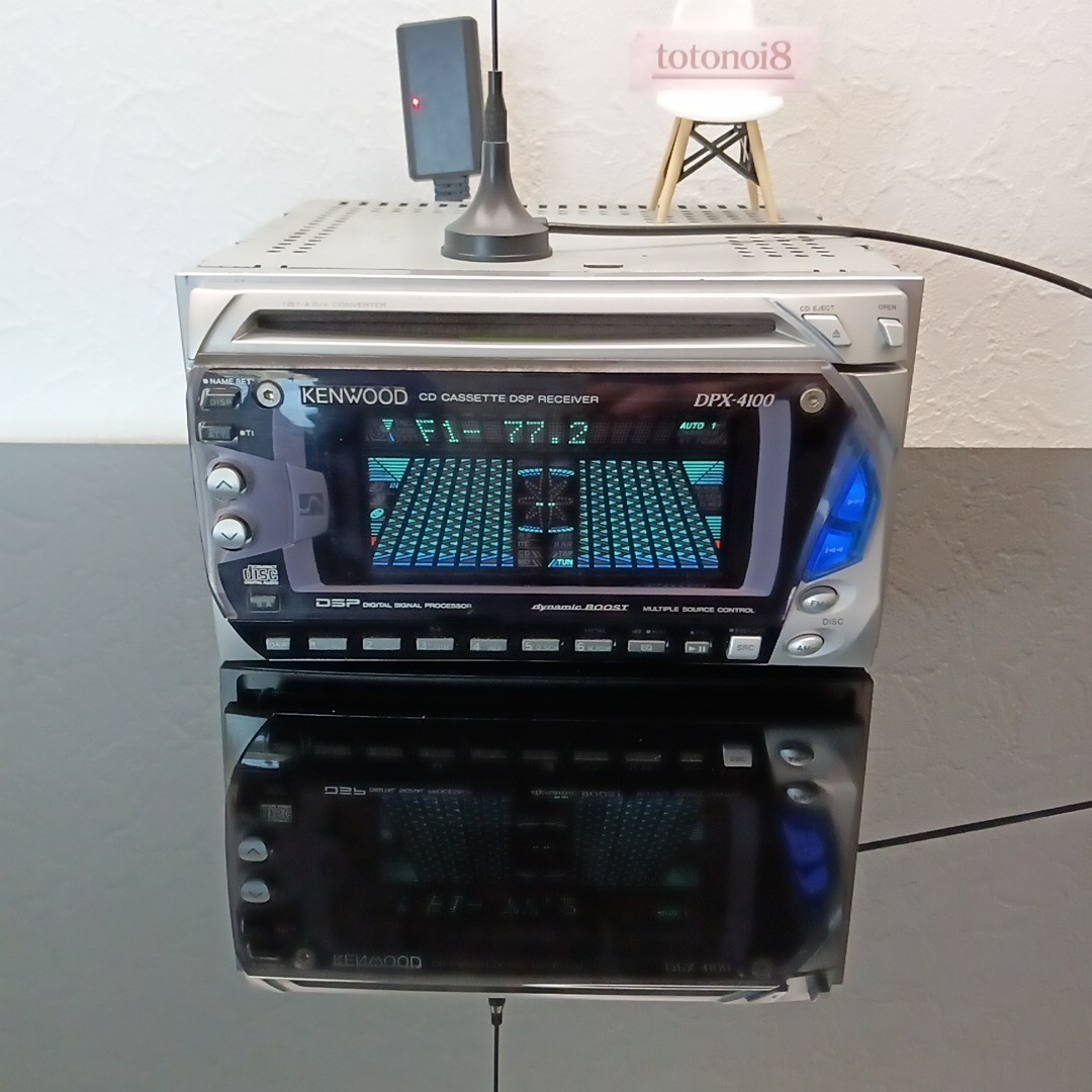 KENWOOD DPX-4100 2DIN DSP Equalizer CD/Cassette – Operation Confirmed