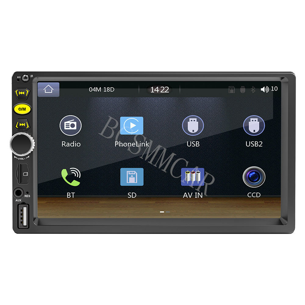 7″2DIN Car Stereo Radio Bluetooth Touch screen SD USB AUX-IN FM Video MP5 Player
