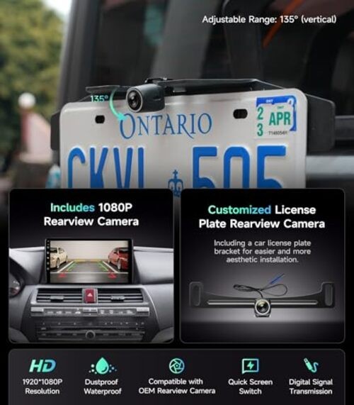 5G WiFi Car Stereo for Honda Accord 2008 2009 2010 2011 2012 2013 10.2 2G+32G