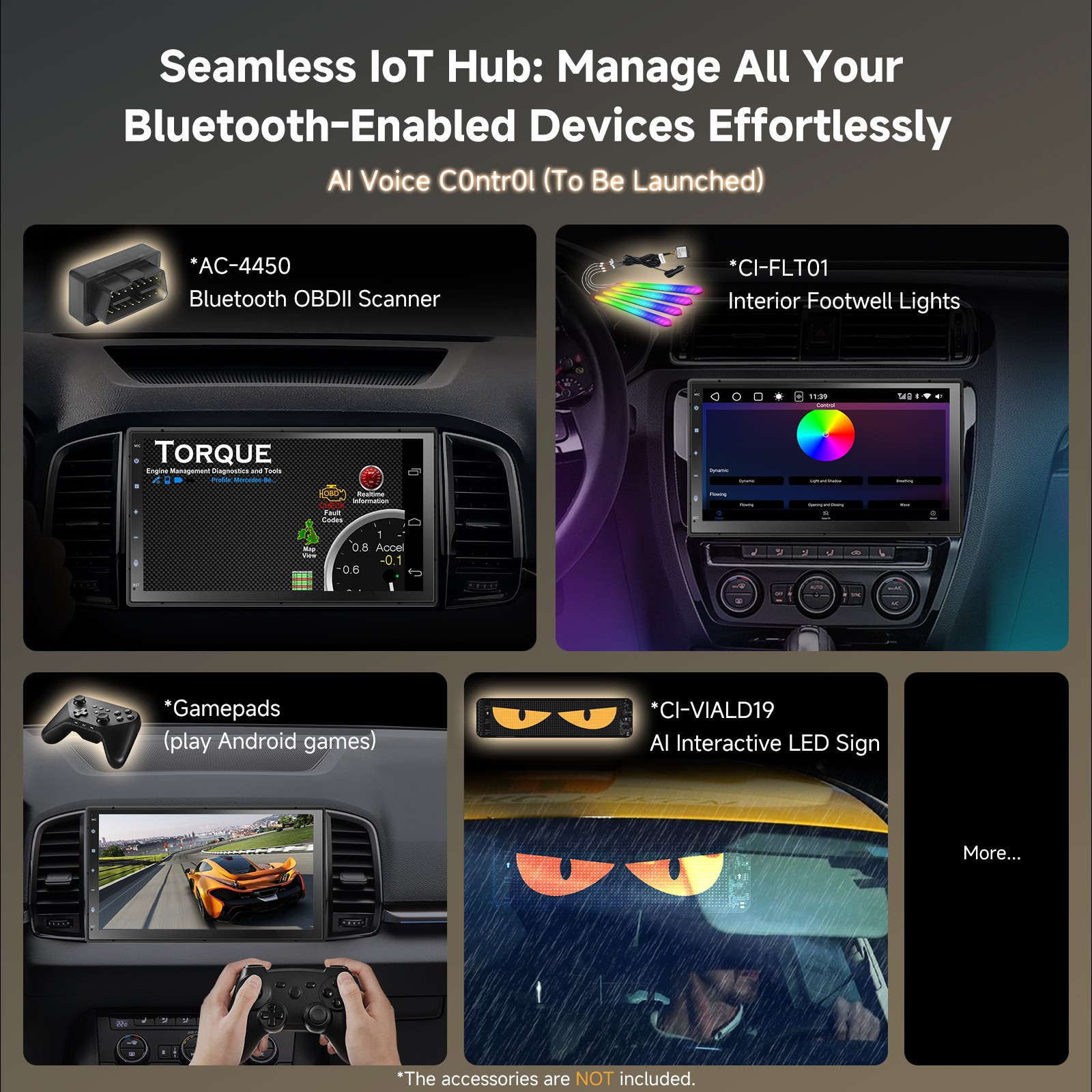 ATOTO S8 MS Double-DIN Car Stereo Wireless CarPlay & Android Auto,4G LTE Navi