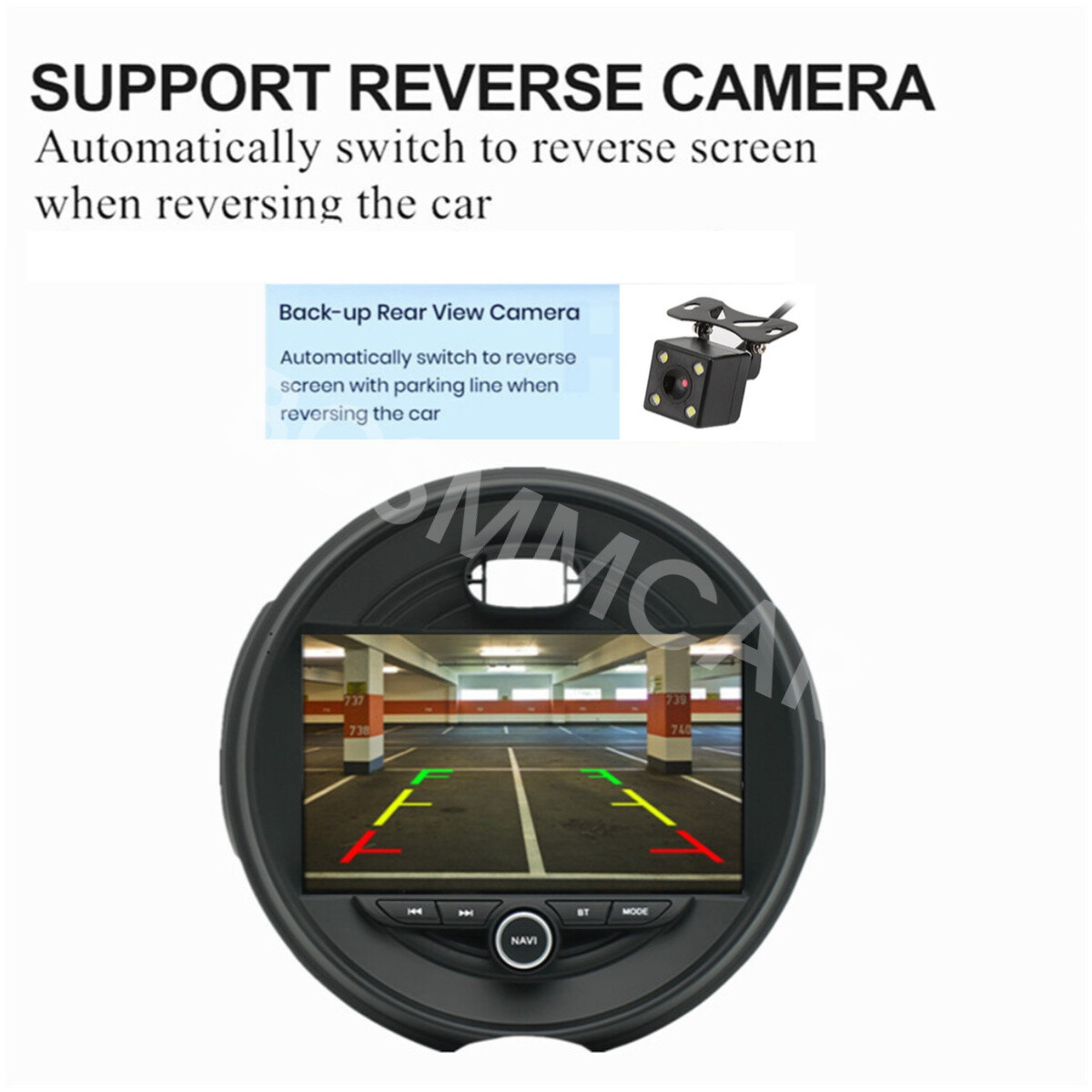 Multimedia Player Touch Screen Fit For BMW Mini Cooper F55 F56 2014-2021 W/CAM
