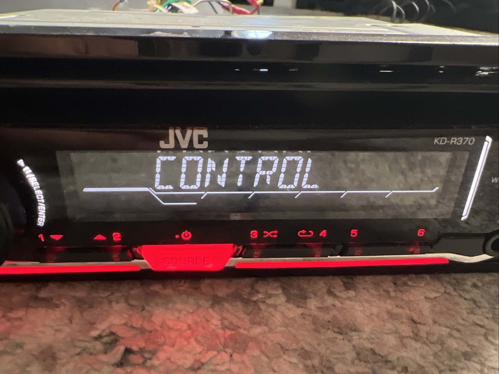 JVC KD-R370 Car Stereo CD MP3 WMA Player Radio Receiver – Turn On