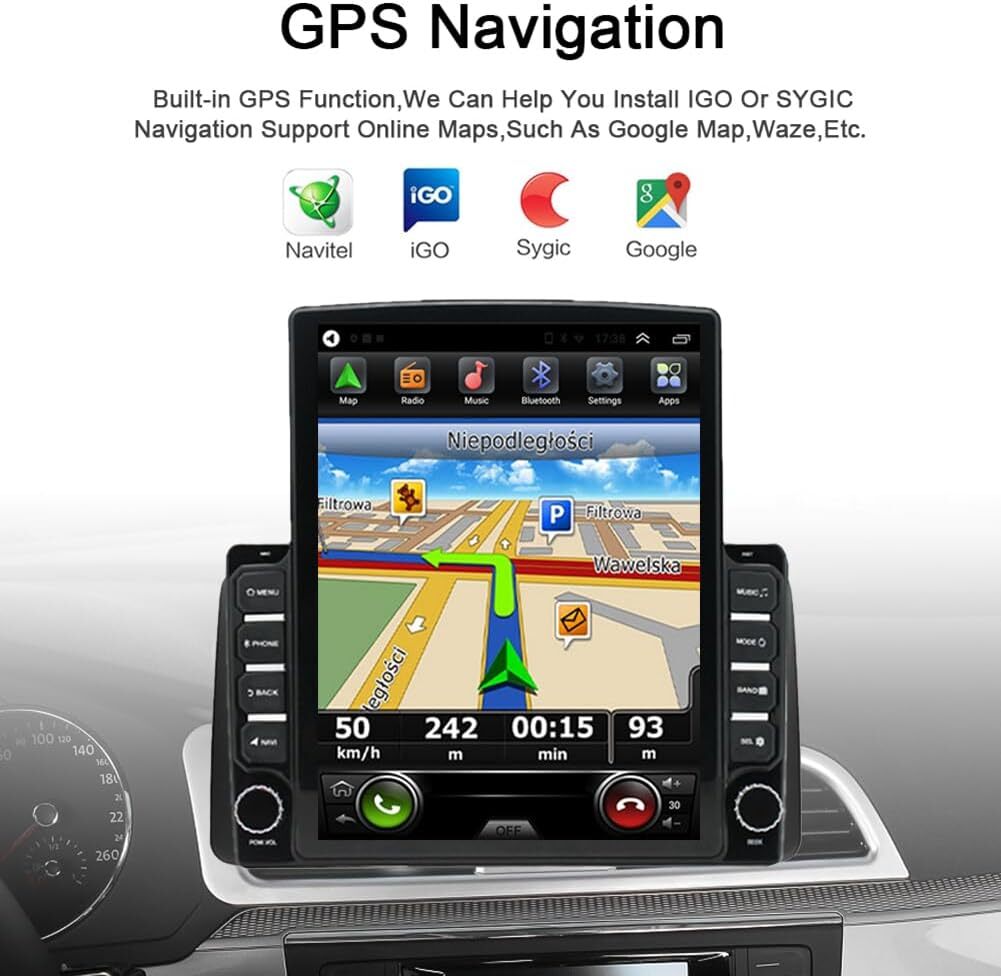 For 2003-2009 Toyota 4Runner Apple Carplay Radio Android 12.0 GPS Navi WiFi RDS