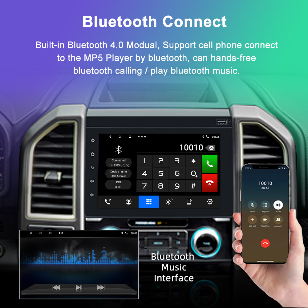 For 2004-08 Ford F150 Car Stereo Radio Carplay Android 13 GPS Navi WIFI 32GB CAM