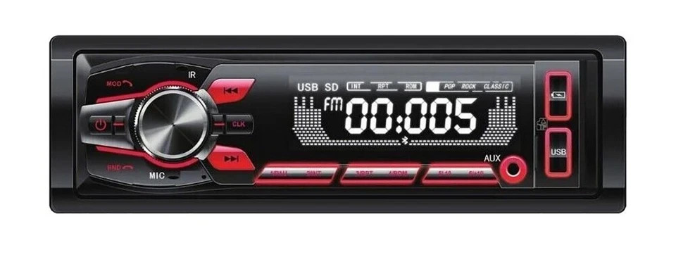 Cerwin Vega CV15BT Single Din Multimedia Receiver AM/FM with Bluetooth
