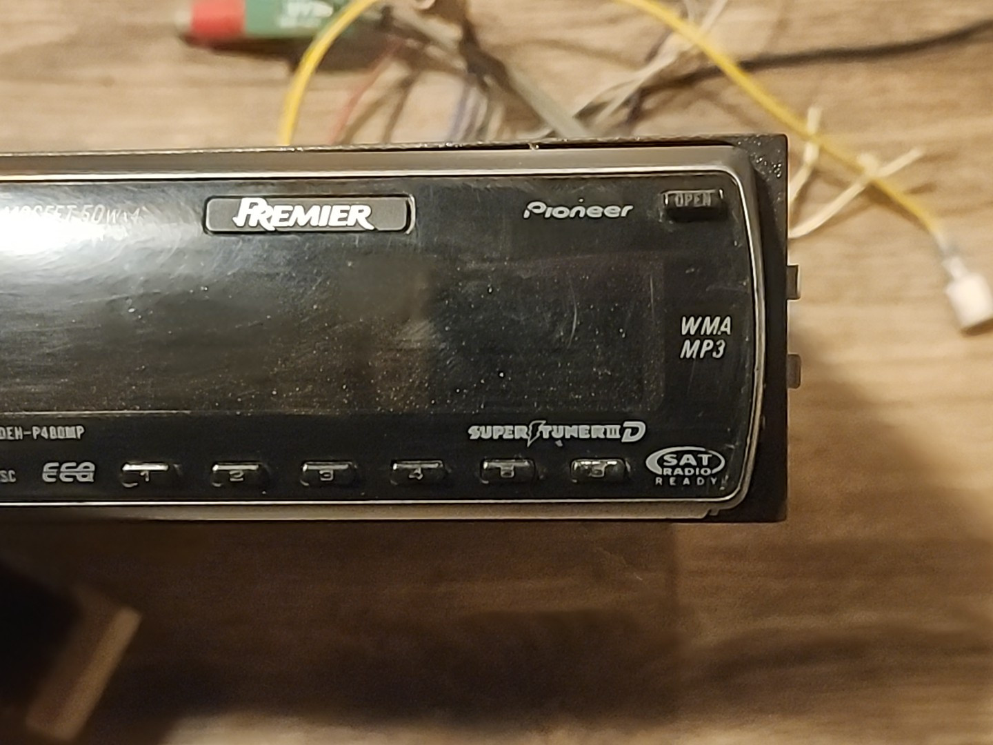 RARE PIONEER PREMIER DEH-P480MP CD PLAYER Tested