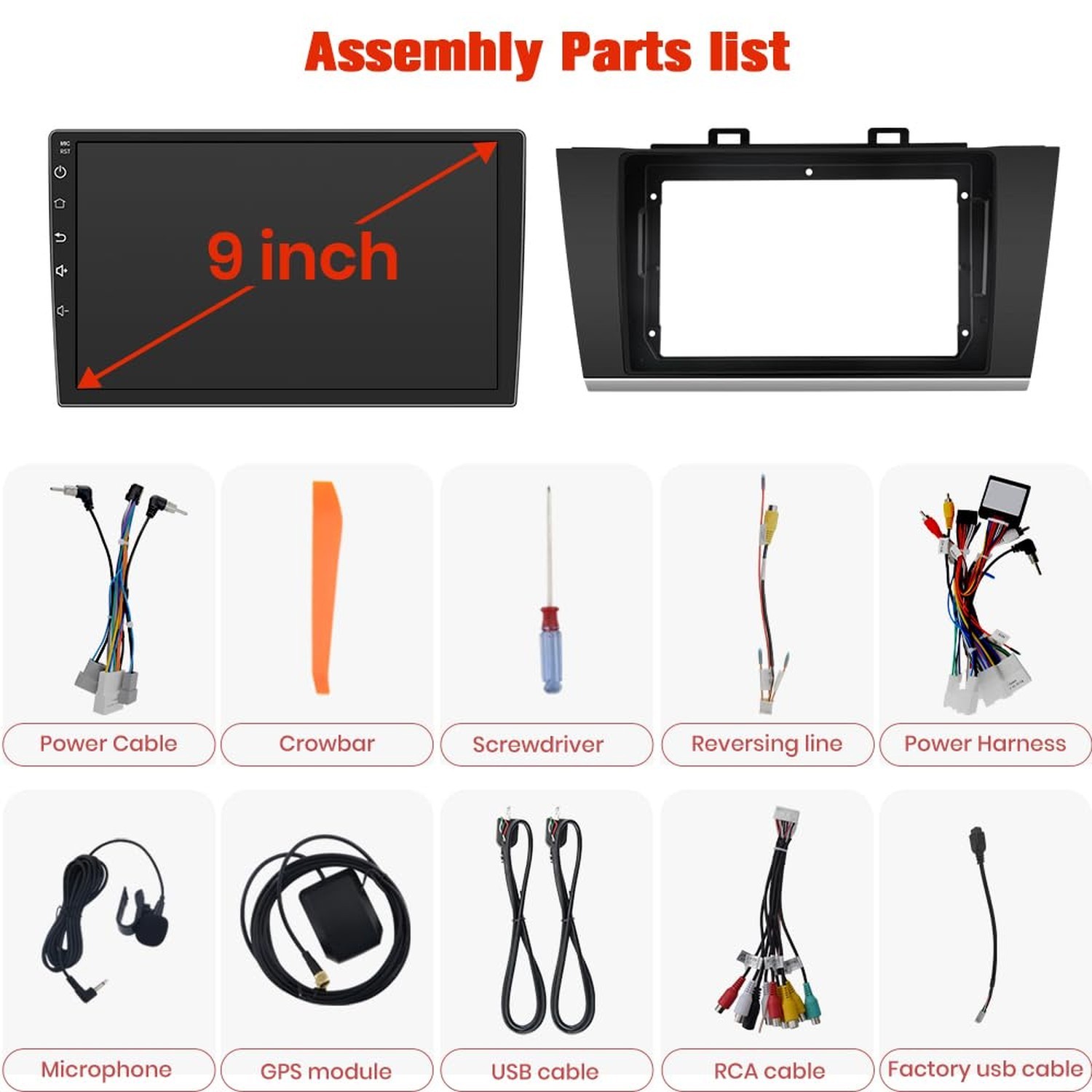 AWESAFE Car Stereo for Subaru Outback Legacy 2015 2016 2017 2018, Touchscreen…