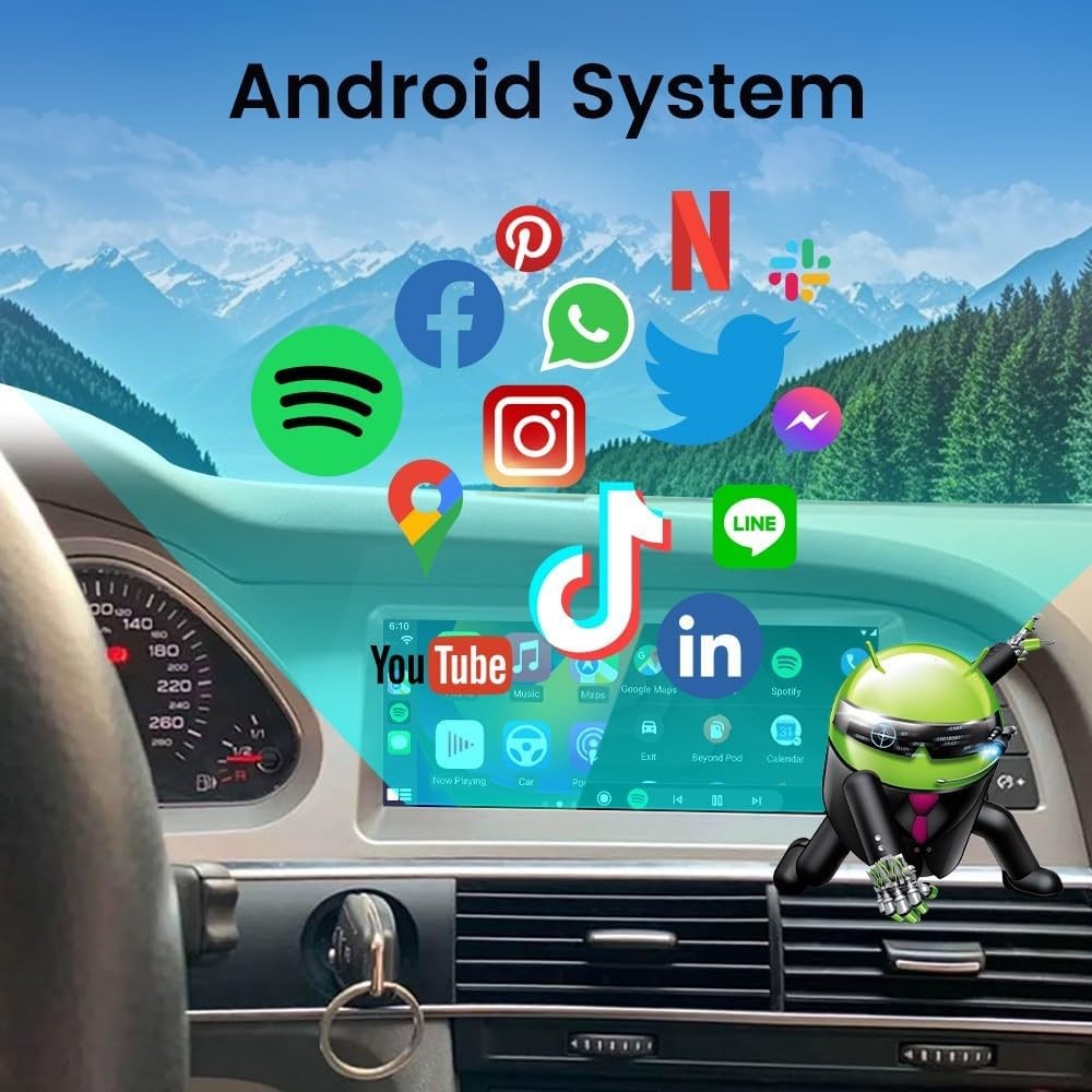 8.8″ For AUDI A6 S6 C6 RS6 2005-2011 Android Car Stereo Radio Carplay GPS Navi