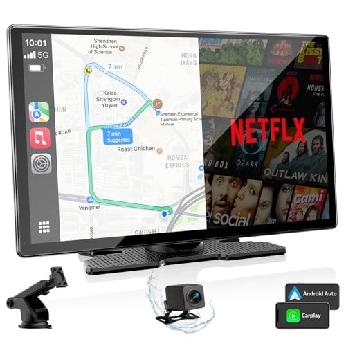 9″ Carplay Screen with Net-Flix YouTube and 1080P Backup Camera Upgraded