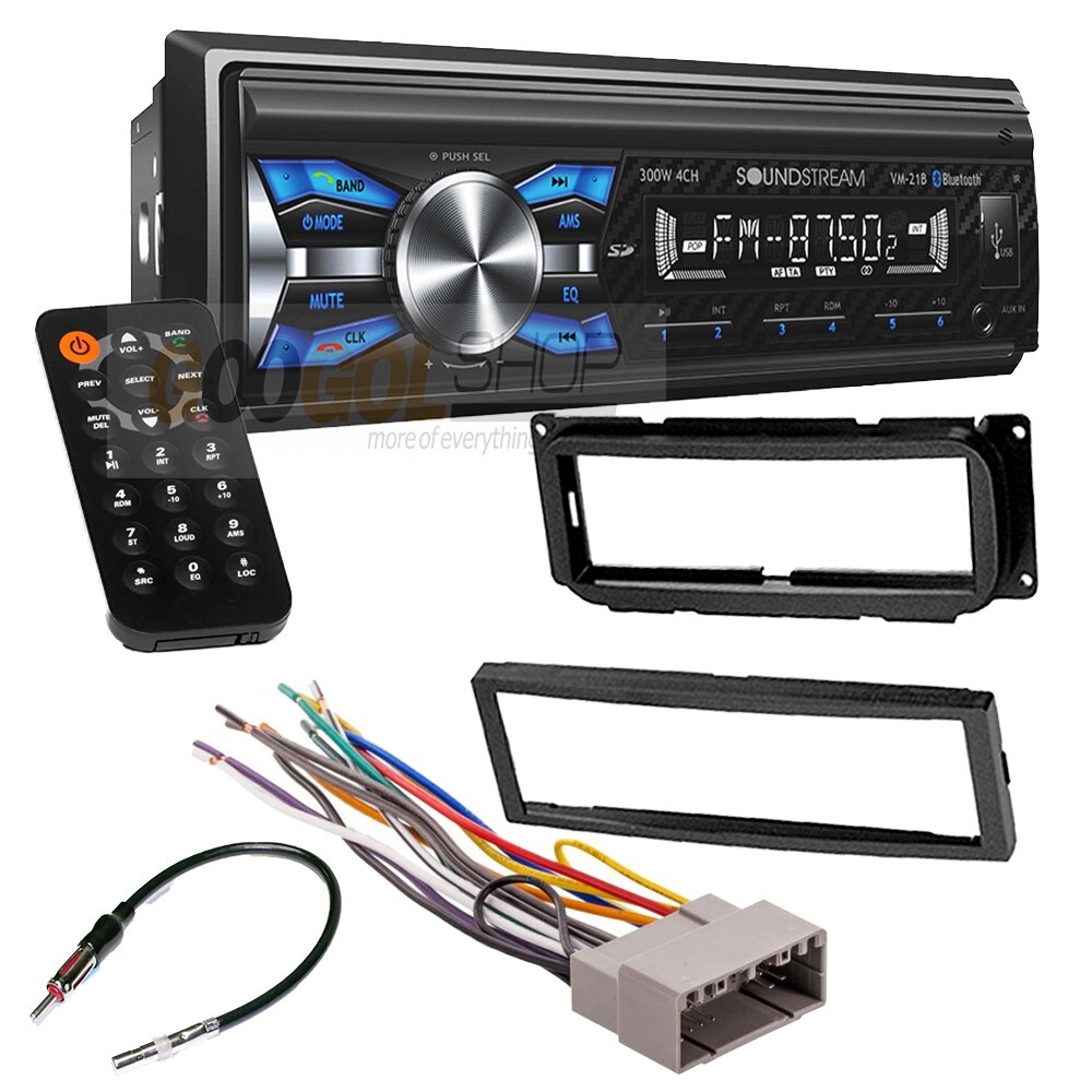 Single DIN Radio USB/MP3/AM/FM CAR Stereo Dash kit For Jeep Liberty 2002-2007