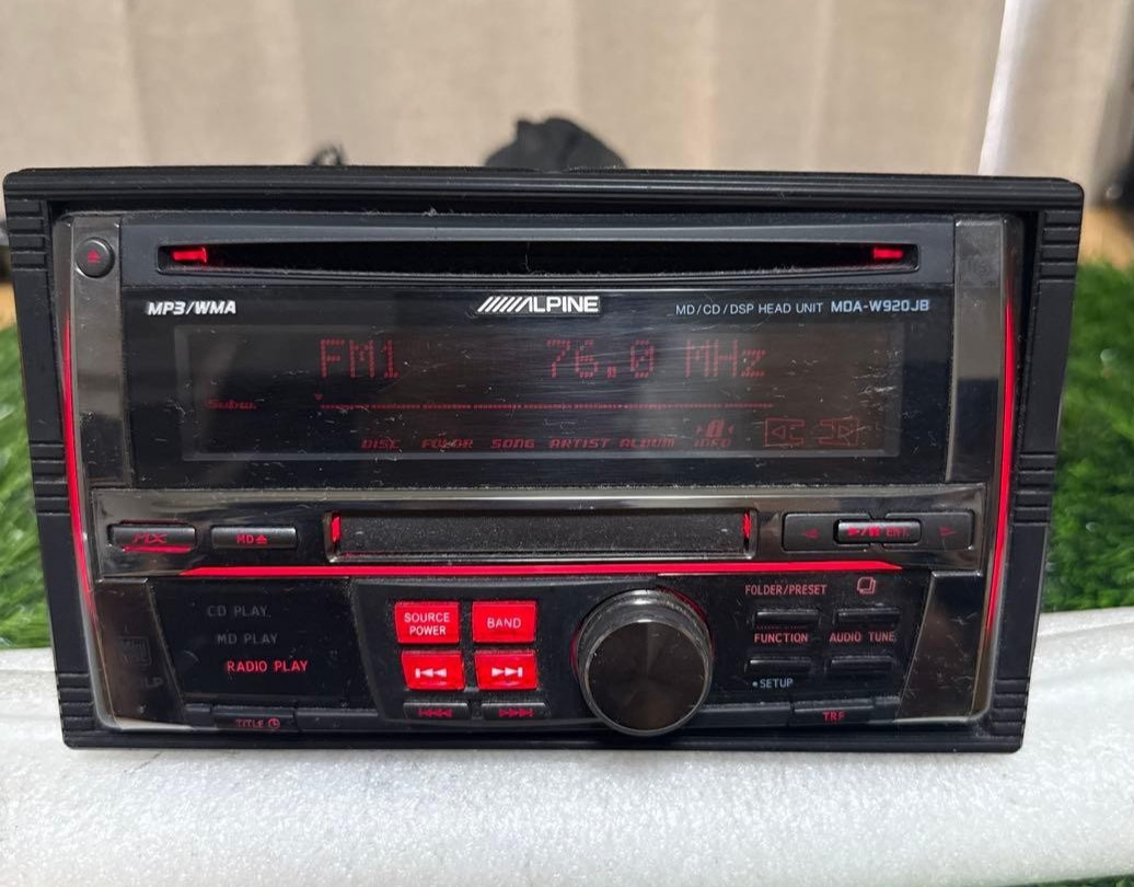 ALPINE MDA-W920JB Mini Disc MD/CD Player Car Stereo DSP/MD/CD head unit Japan